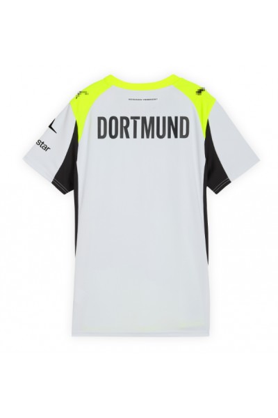 Borussia Dortmund Jalkapallovaatteet Naisten Vieraspaita 2025-26 Lyhythihainen Borussia Dortmund Jalkapallovaatteet Naisten Vieraspaita 2025-26 Lyhythihainen